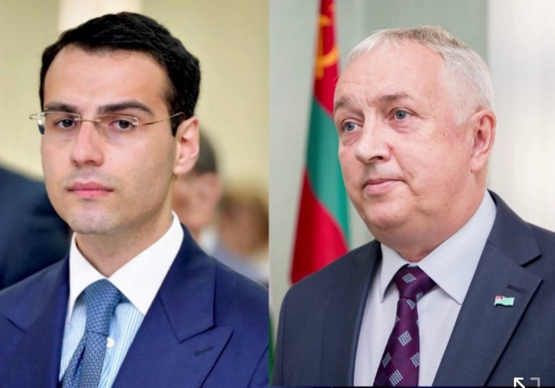 Inal Ardzinba congratulated Alexander Vataman on the 16th anniversary of the establishment of the Official Representative Office of the Republic of Abkhazia in the PMR