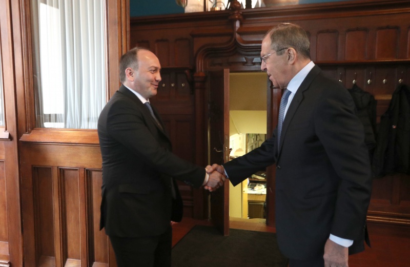 Встреча глав внешнеполитических ведомств Абхазии и России
