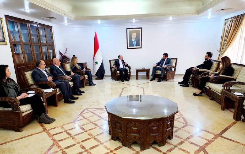 Muhammad Ali met with the Minister of Higher Education and Scientific Research of Syria