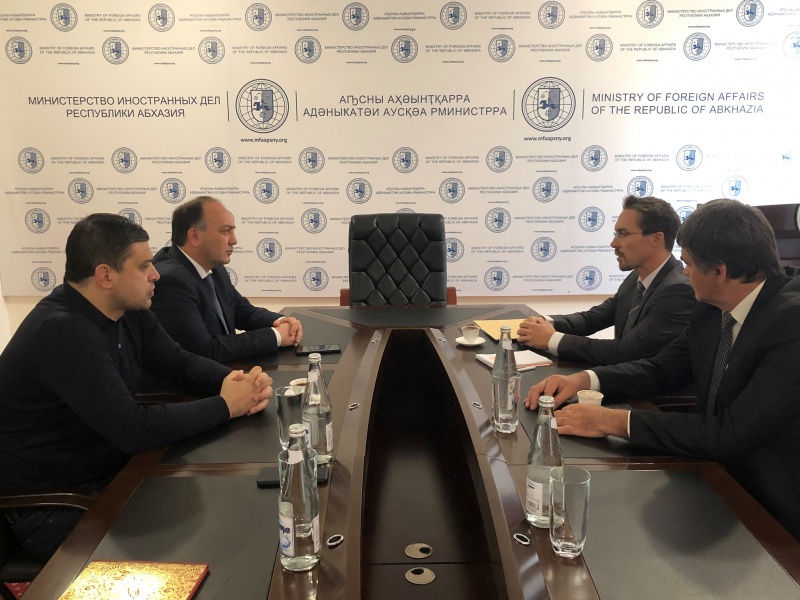 On the meeting with the Head of the ICRC Mission in Abkhazia