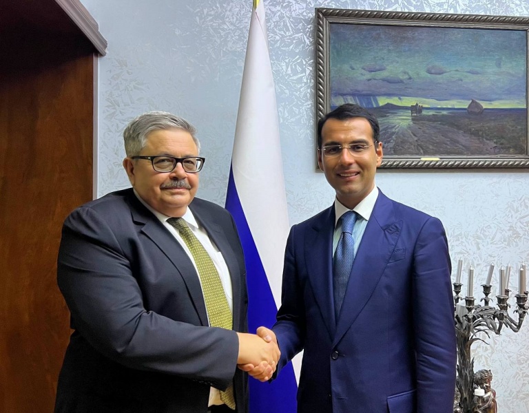 Inal Ardzinba met with Ambassador Extraordinary and Plenipotentiary of the Russian Federation to the Republic of Turkey Alexei Yerkhov