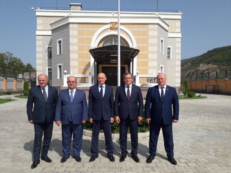 Abhazya Cumhuriyeti heyetinin Güney Osetya Cumhuriyeti ziyareti