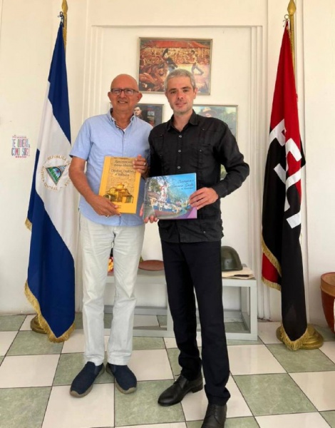 Ambassador Extraordinary and Plenipotentiary of the Republic of Abkhazia to the Republic of Nicaragua Inar Ladaria met with the Minister of Culture of the Republic of Nicaragua Luis Morales Alonso