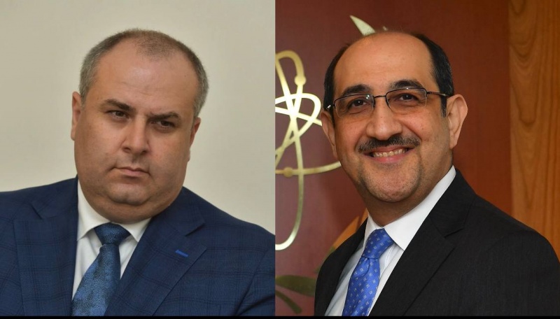 Odissey Bigvava congratulated Bassam al-Sabbagh on his appointment to the post of Deputy Minister of Foreign Affairs and Affairs of Compatriots Abroad of the SAR