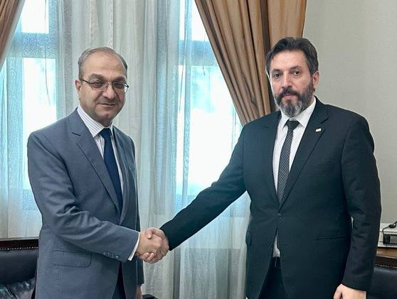 Chargé d'Affaires of the Republic of Abkhazia in Syria Muhammed Ali met with the Head of the Communications and Protocol Department of the Ministry of Foreign Affairs of Syria Anfawan Al-Naib
