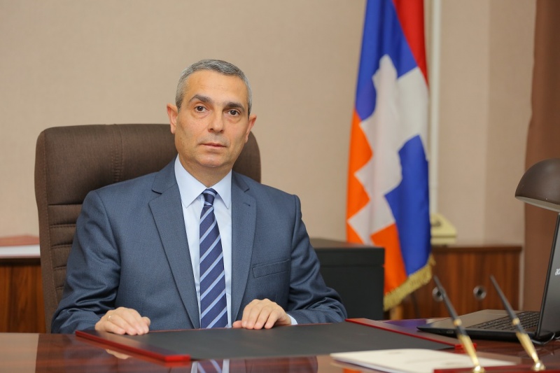 Daur Kove congratulated Masis Mayilyan on the foundation day of the Ministry of Foreign Affairs of the Republic of Artsakh