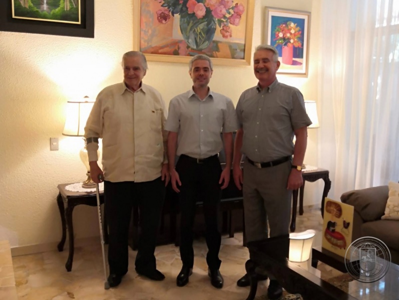 Abhazya Cumhuriyeti'nin Nikaragua Cumhuriyeti Olağanüstü ve Tam Yetkili Büyükelçisinin Rusya Federasyonu'nun Nikaragua Cumhuriyeti Büyükelçisi ve Venezuela'nın Nikaragua Cumhuriyeti Büyükelçisi ile görüşmesi hakkında