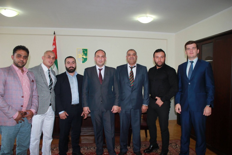 Meeting of the Minister of Foreign Affairs of the Republic of Abkhazia Daur Kove with the delegation of the Federation of Abkhazian cultural centers in Turkey