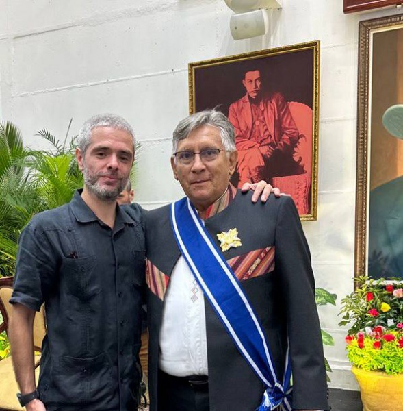 Inar Ladaria took part in the ceremony of presenting the Order of “José de Marcoleta” with the rank of “Gran Cruz” to the Ambassador of Bolivia to Nicaragua Palmiro Leon Soria Saucedo
