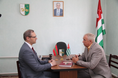 Официальное Представительство Республики Абхазия в ПМР посетил министр иностранных дел Приднестровья