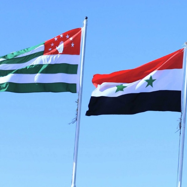 On May 29, 2018, the Republic of Abkhazia and the Syrian Arab Republic announced on mutual recognition and the establishment of diplomatic relations