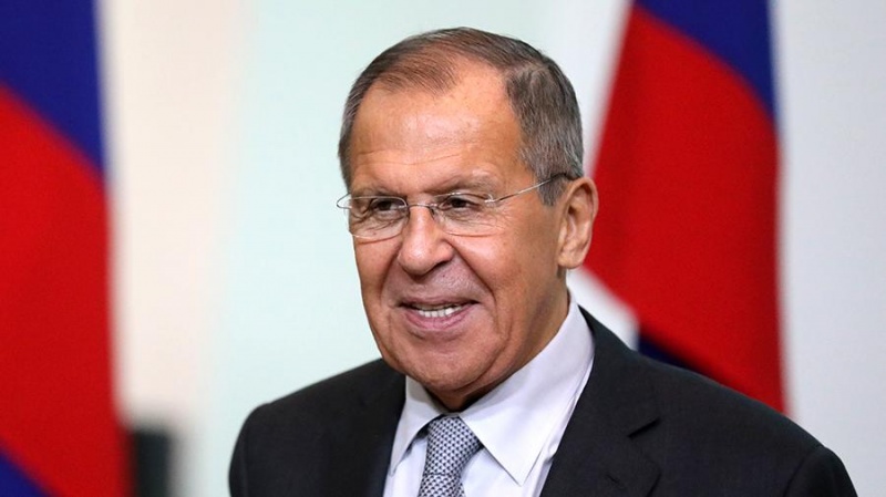 Daur Kove, the Minister of Foreign Affairs of the Republic of Abkhazia congratulated Sergey Lavrov, the Minister of Foreign Affairs of the Russian Federation on the Day of Russia