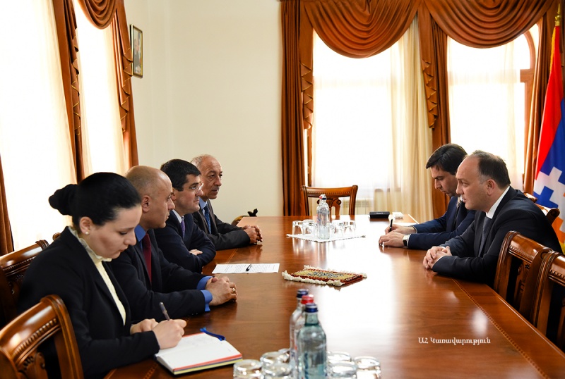 Daur Kove met with Arayik Harutyunyan, the State Minister of Artsakh Republic