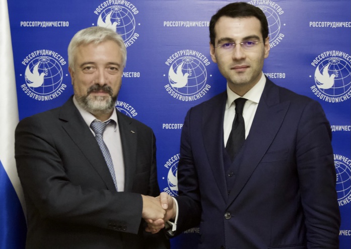 İnal Ardzınba, Rossotrudnichestvo başkanı Yevgeny Primakov ile görüştü