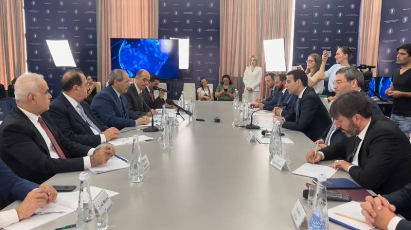 A meeting was held between Inal Ardzinba, the Minister of Foreign Affairs of the Republic of Abkhazia and Faisal Mikdad, the Minister of Foreign Affairs and Compatriots Abroad of the Syrian Arab Republic 