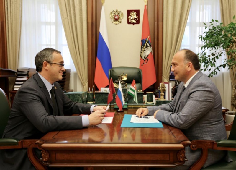 On the meeting of Daur Kove with the Chairman of the Moscow City Duma Alexey Shaposhnikov