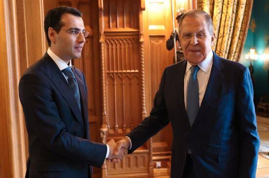 Inal Ardzinba congratulated Sergey Lavrov on the Day of Russia 