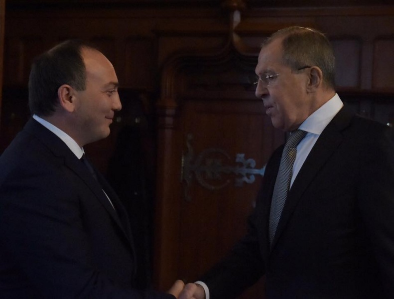 On the meeting of the Minister of Foreign Affairs of the Republic Abkhazia Daur Kove with the Minister of Foreign Affairs of the Russian Federation Sergey Lavrov