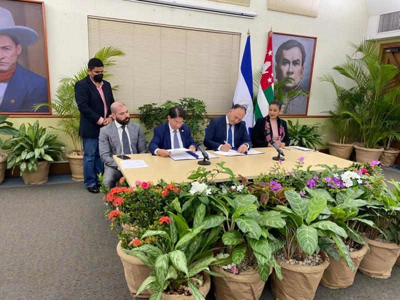 An agreement on twinning between the cities of Sukhum and Managua was signed