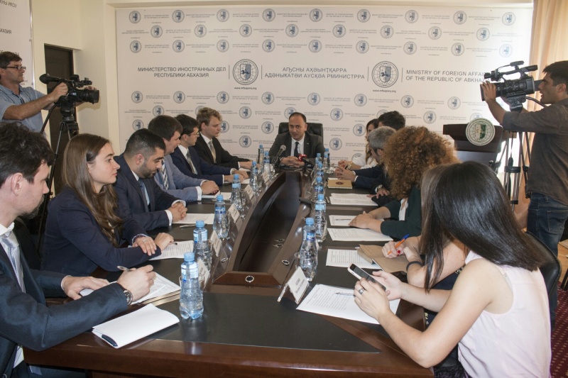 Consultations between the Councils of Young Diplomats to the Ministry of Foreign Affairs of Abkhazia and the Ministry of Foreign Affairs of Russia.