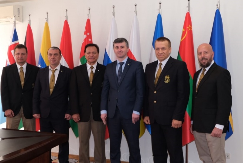 Irakli Tuzhba met with representatives of the International Karate Federation Shotokan