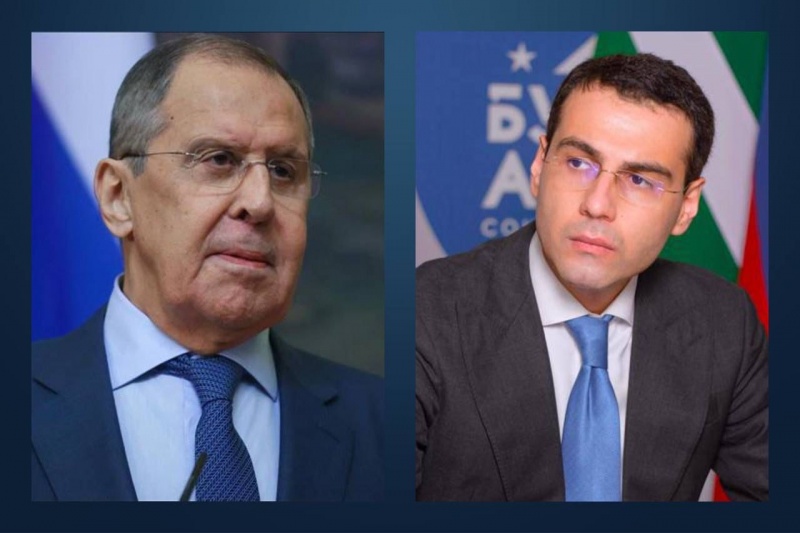 Sergey Lavrov congratulated Inal Ardzinba on his appointment as the Minister of Foreign Affairs of the Republic of Abkhazia