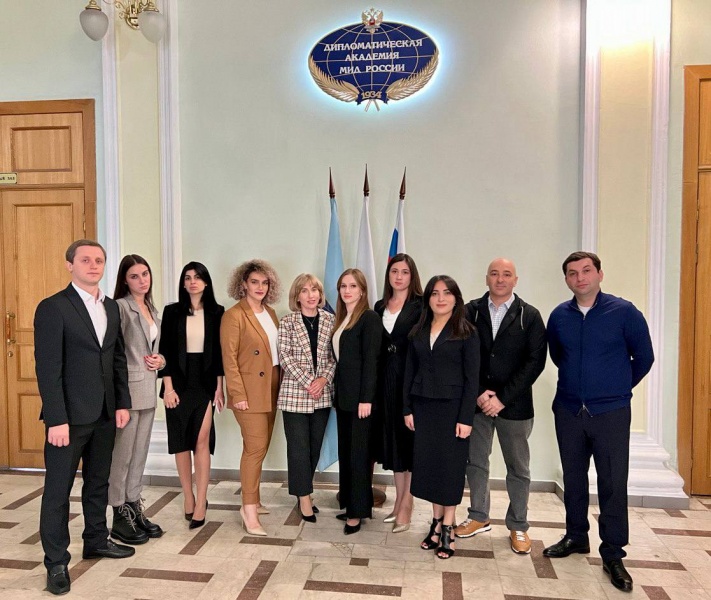 Employees of the Ministry of Foreign Affairs of Abkhazia take advanced training courses at the Diplomatic Academy of the Ministry of Foreign Affairs of Russia