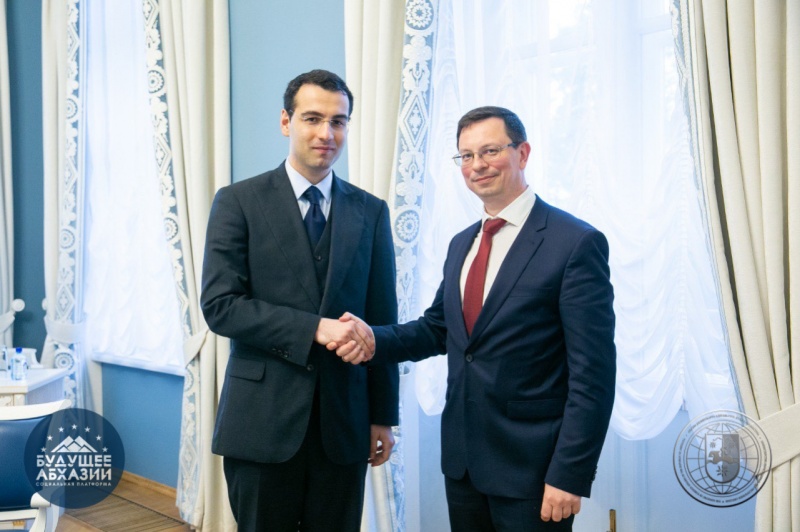 On the meeting of Inal Ardzinba, Minister of Foreign Affairs of the Republic of Abkhazia with Nikita Anisimov, Rector of the Higher School of Economics
