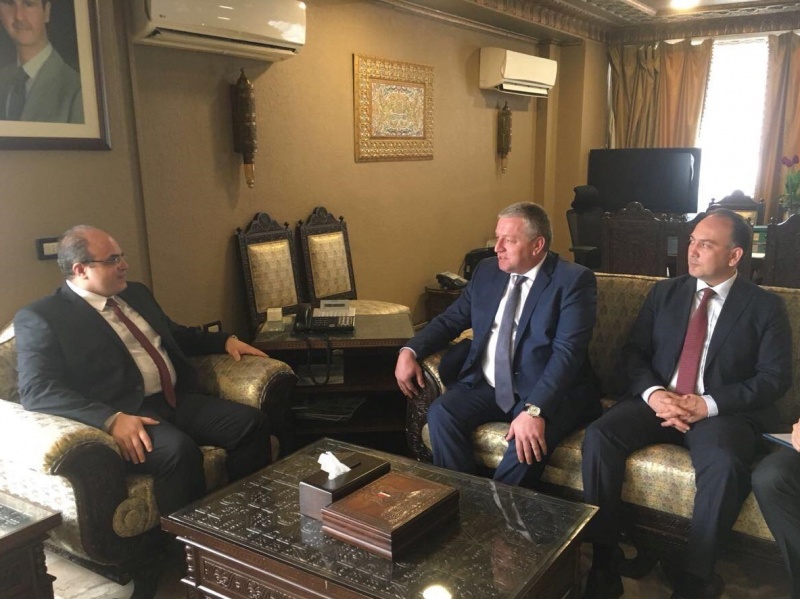 О встрече с министром экономики и внешней торговли Сирии Мухаммедом Самир Халилем 