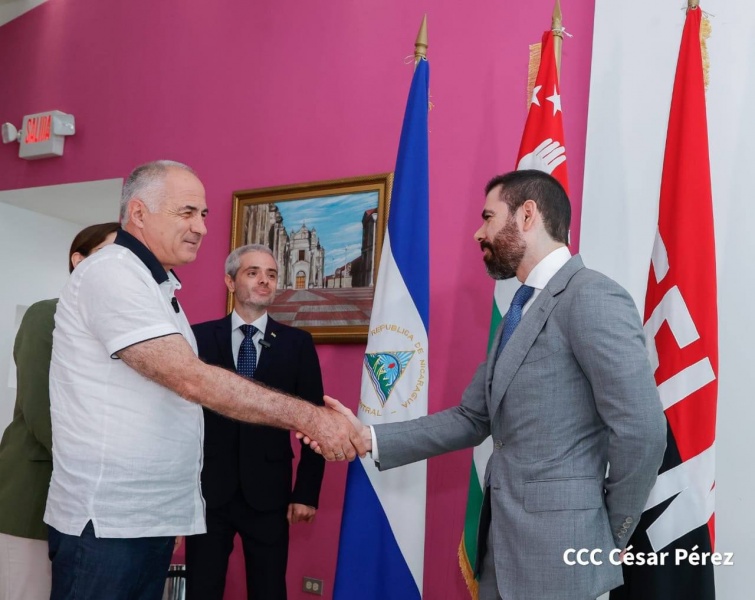 The delegation of the Republic of Abkhazia arrived in the Republic of Nicaragua