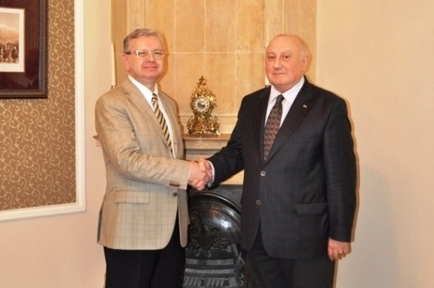 Igor Akhba met with the new Russian Ambassador to Abkhazia