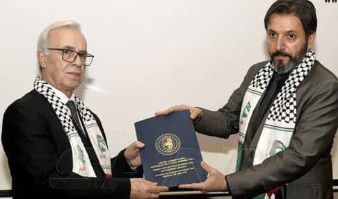 Charge d'Affaires of the Republic of Abkhazia in Syria took part in a reception on the occasion of the International Day of Solidarity with the Palestinian People