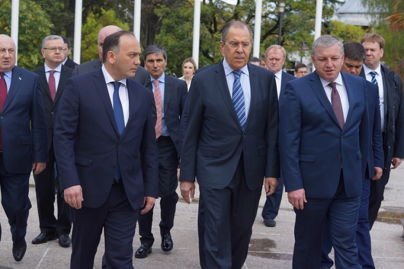 Завершился рабочий визит Министра иностранных дел России Сергея Лаврова в Республику Абхазия