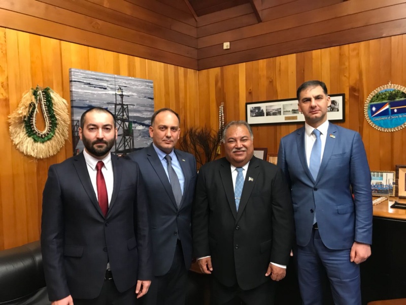  Abhazya Cumhuriyeti Dışişleri Bakanı Daur Kove’nin Nauru Cumhurbaşkanı ile görüşmesi hakkında