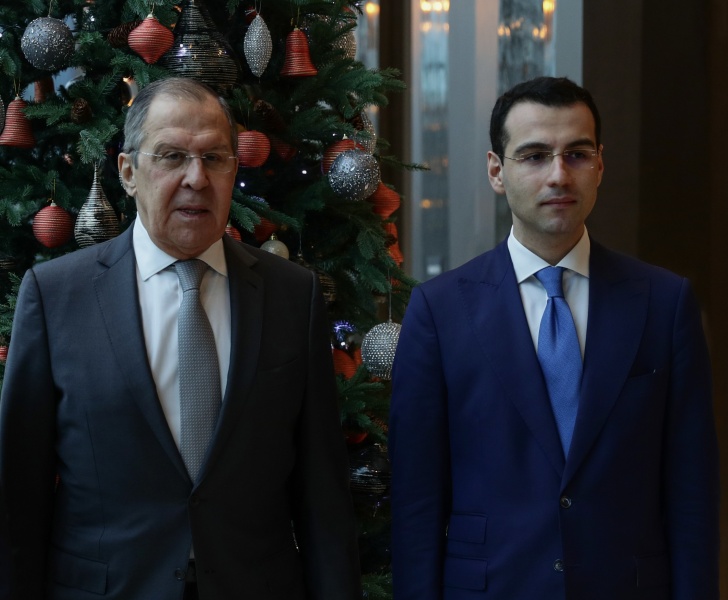 Sergey Lavrov congratulated Inal Ardzinba on the New Year