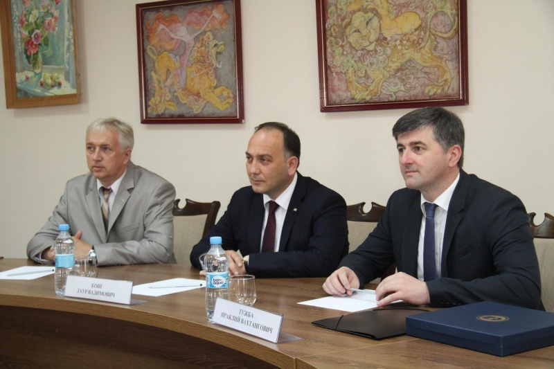 Встреча с Министром иностранных дел Приднестровья Виталием Игнатьевым