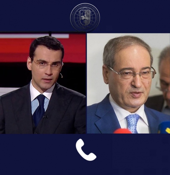 A telephone conversation was held between Foreign Minister of Abkhazia Inal Ardzinba and Foreign Minister of the Syrian Arab Republic Faisal Mekdad
