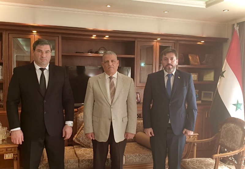 Баграт Хутаба встретился с Министром сельского хозяйства Сирийской Арабской Республики 