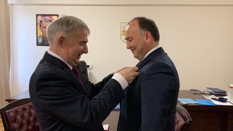 Даур Кове награжден медалью «30 лет Приднестровской Молдавской Республике»