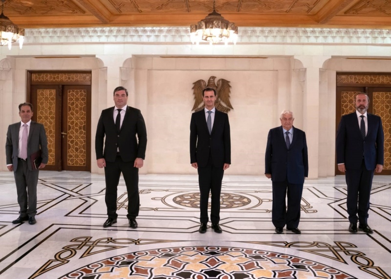 Башар аль-Асад принял Чрезвычайного и Полномочного Посла Республики Абхазия в Сирийской Арабской Республике Баграта Хутаба 