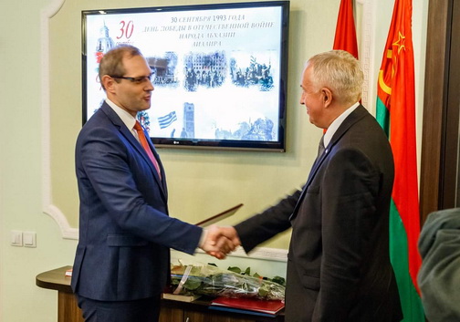 The Representative Office of the Republic of Abkhazia in the PMR received congratulations on the occasion of the 25-th anniversary of the Victory and Independence Day