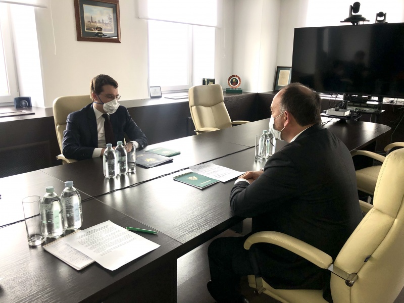 On Daur Kove's meeting with Mikhail Galperin, Russian Federation Commissioner to the ECHR, Deputy Minister of Justice of the Russian Federation