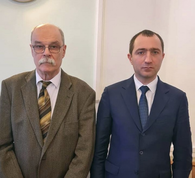 Lasha Avidzba, Head of the Consular Department of the Ministry of Foreign Affairs of Abkhazia met with Alexey Klimov, the Director of the Consular Department of the Ministry of Foreign Affairs of Russia