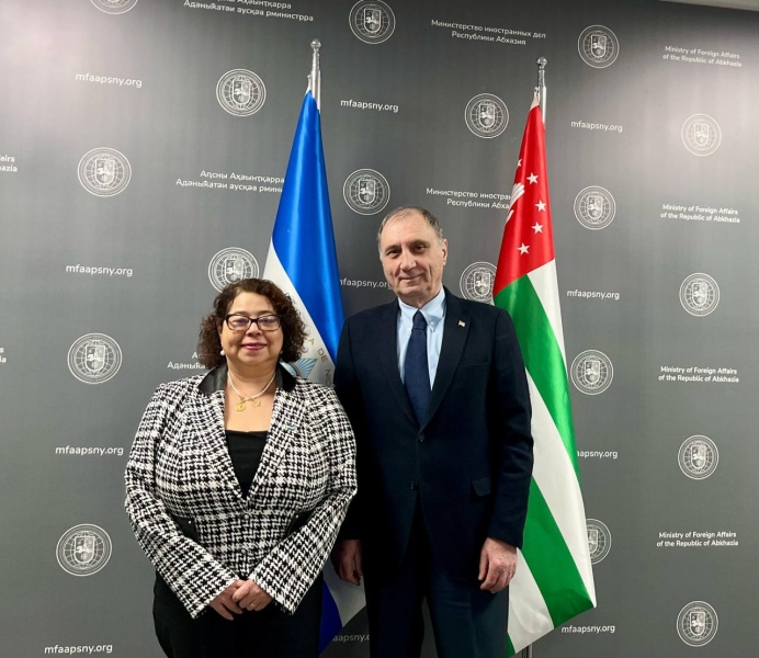 Sergey Shamba met Ambassador of Nicaragua to Russia and Abkhazia concurrently Alba Azucena Torres