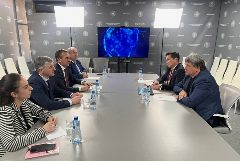 Oleg Bartsits met the Head of the ICRC Mission in the Republic of Abkhazia Chyngyz Rayimbekov