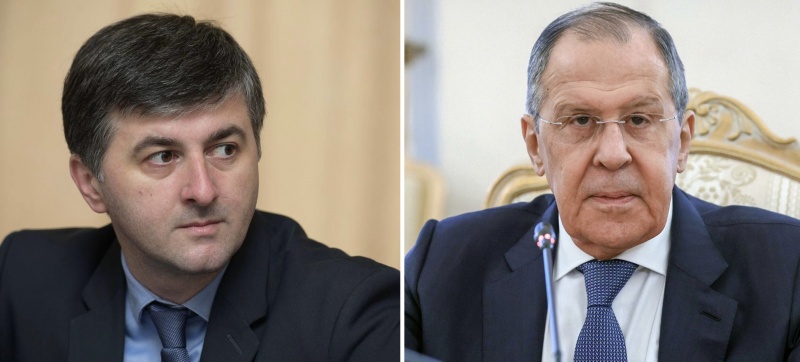 Irakli Tuzhba congratulated Sergei Lavrov on his reappointment to the post of Minister of Foreign Affairs of the Russian Federation