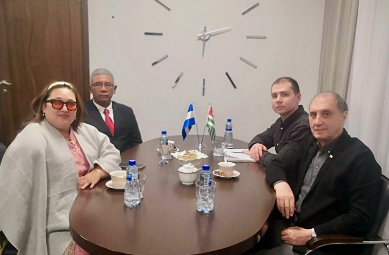 Sergei Shamba held a meeting with Brenda Rocha, the Chairperson of the Supreme Electoral Council of Nicaragua 