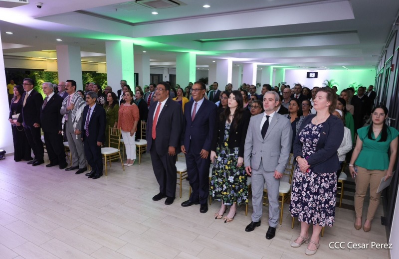 The Embassy of Abkhazia in Nicaragua organized a reception to celebrate the 15th anniversary of the establishment of diplomatic relations between the Republic of Abkhazia and the Republic of Nicaragua