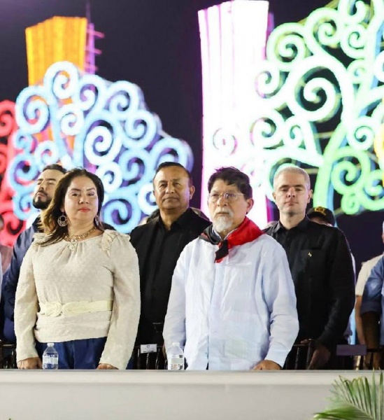 Inar Ladaria attended the swearing-in ceremony of Cesar Abiles Castillo