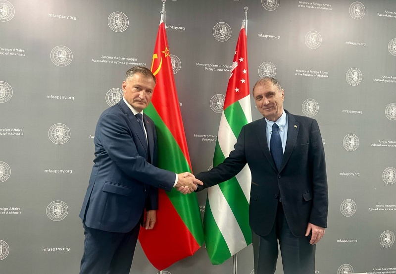 Sergey Shamba met Advisor to the President of the Pridnestrovian Moldavian Republic Pavel Prokudin Sergey Shamba met Advisor to the President of the Pridnestrovian Moldavian Republic Pavel Prokudin